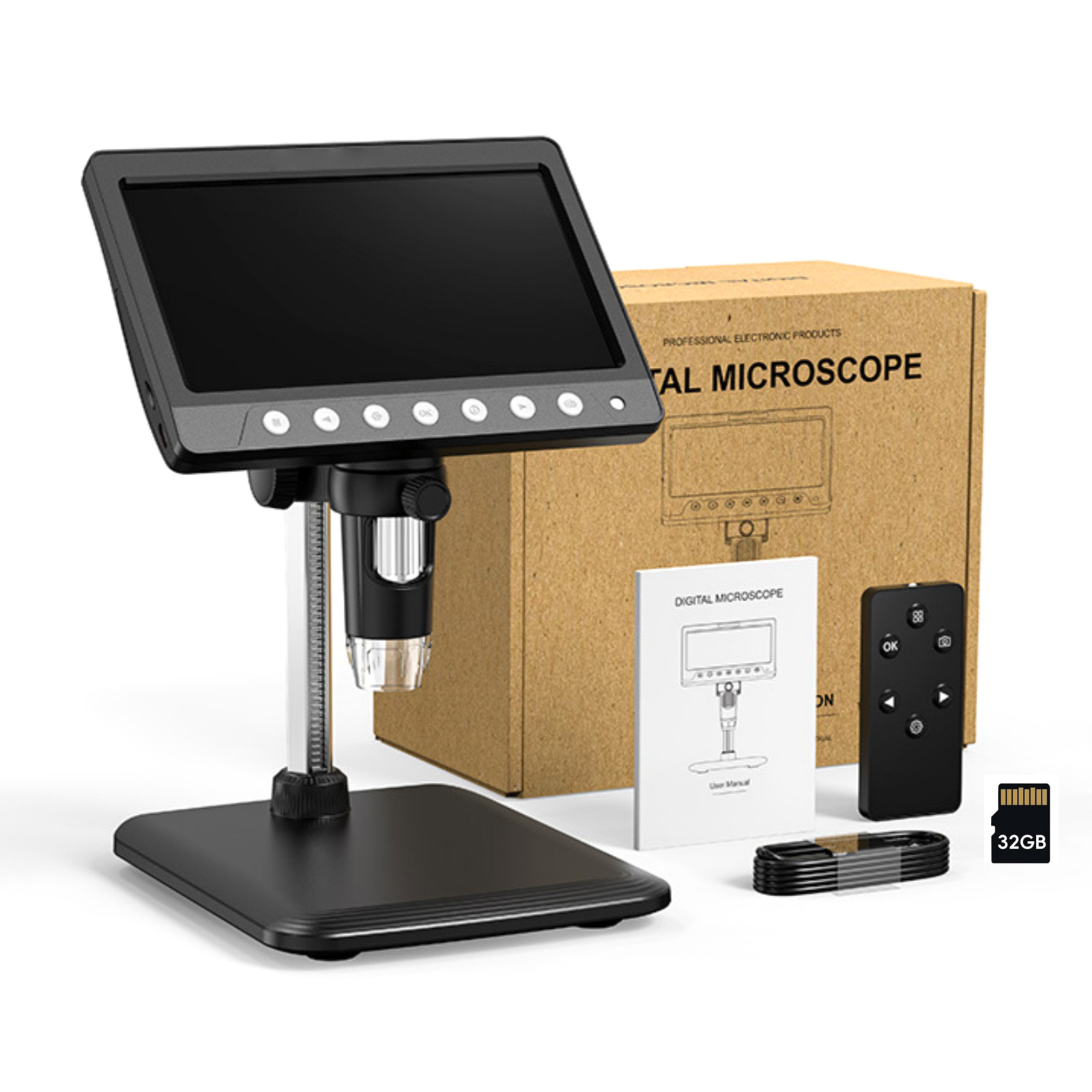 Electronics Repair Videos - Microscopio Digital IPS de 7 