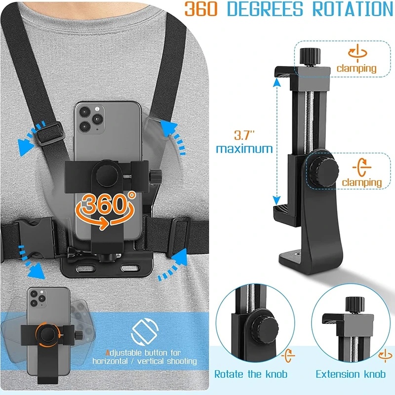 Correa de Pecho para Teléfono, - Gopro Action Camera Hero 13 Black reseña y precio