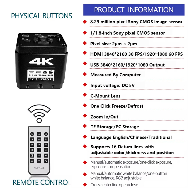 Cámara Industrial YIZHAN IMX67 - Electronics Repair Videos reseña y precio